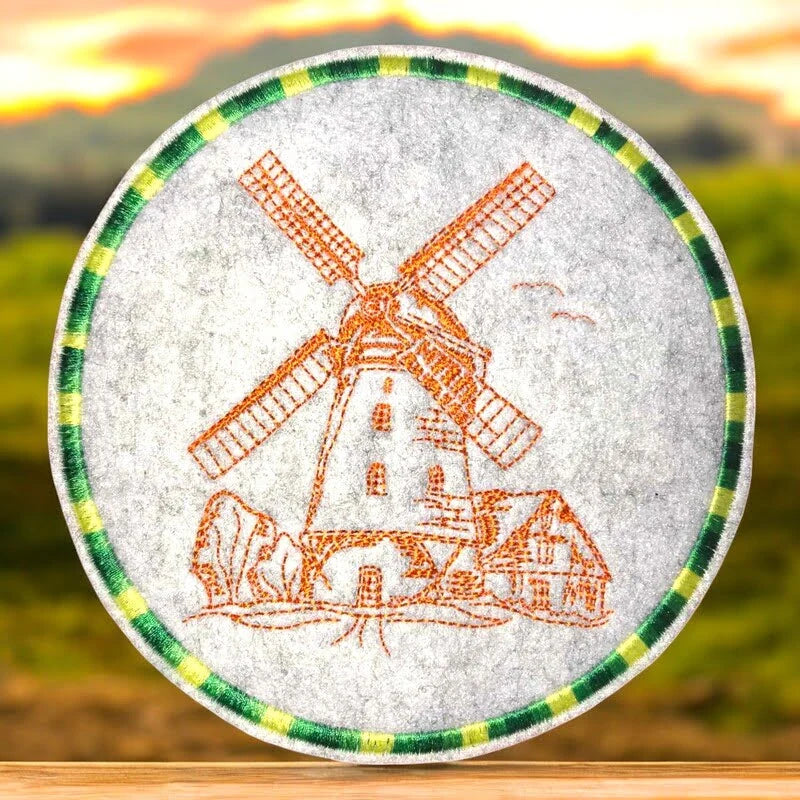 Stickdatei Windmühle