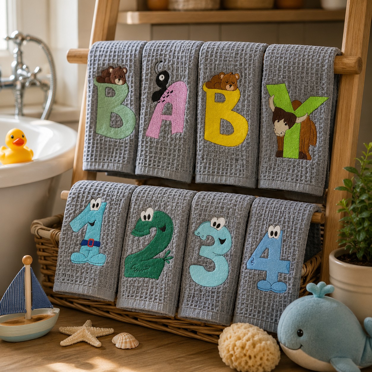 Stickdatei Zahlen Fantasy 🦄 – 10-teiliges Zahlen-Set 10x10 cm