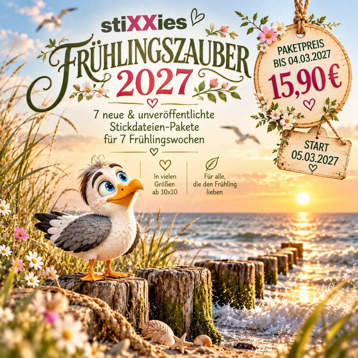 Stickdateien Fruehlingszauber 2027