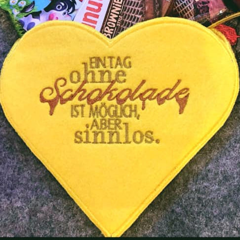 Stickdatei Sprüche Schokolade Mega Set von stiXXie by lajana