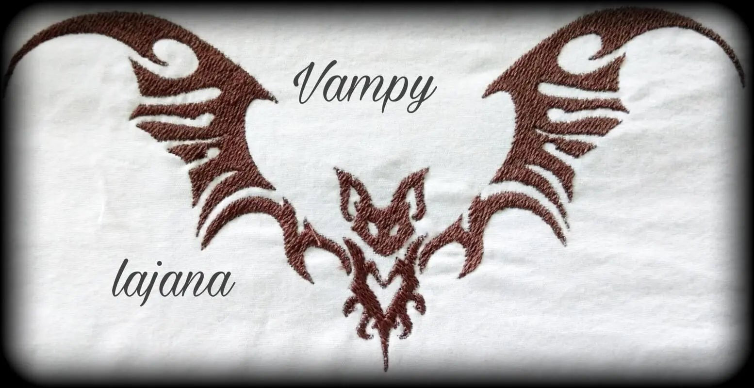 Stickdatei Fledermaus Vampy von stiXXie by lajana